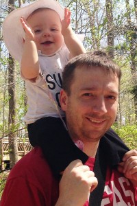 4/18/2015: Kasia on a hike with her parents