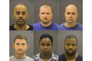 Six Baltimore Police Officers indicted for the murder of Mr. Gray