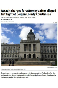 Lawyers end up in a fistfight