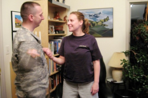 3496784327_8c409f31ae_z April 26, 2009: Rysio going off to war -- we drove him to Fort Dix on Sunday evening; from there he flew to Texas; from there to Kuwait and then to Iraq